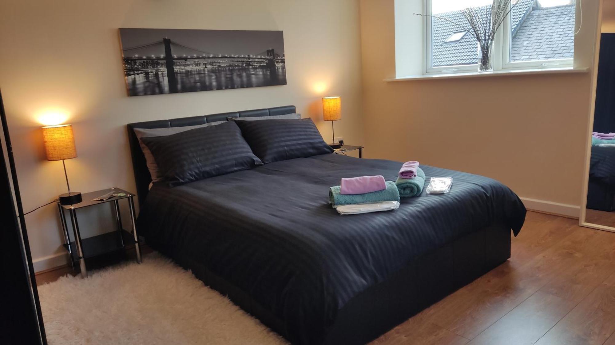 Modern 1-Bed Flat In Wigan Apartment Luaran gambar